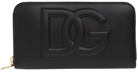 Dolce & Gabbana Portemonnee met logo Dolce & Gabbana , Black , Dames - ONE Size