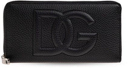 Dolce & Gabbana Portemonnee met logo Dolce & Gabbana , Black , Heren - ONE Size