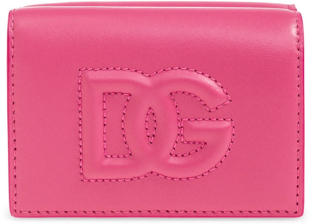 Dolce & Gabbana Portemonnee met logo Dolce & Gabbana , Pink , Dames - ONE Size