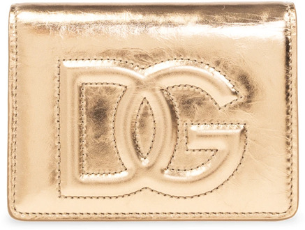 Dolce & Gabbana Portemonnee met logo Dolce & Gabbana , Yellow , Dames - ONE Size