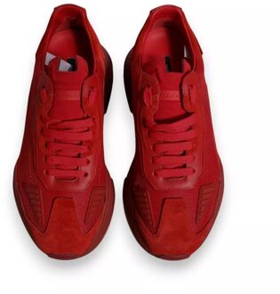 Dolce & Gabbana Portofino Sneakers Casual Suède - maat Rood