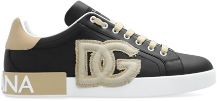 Dolce & Gabbana Portofino sneakers Dolce & Gabbana , Black , Heren - 40 Eu,39 Eu,40 1/2 EU