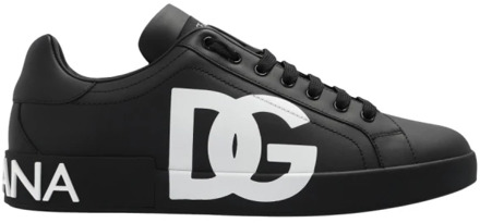 Dolce & Gabbana ‘Portofino’ sneakers Dolce & Gabbana , Black , Heren - 41 Eu,45 Eu,44 Eu,40 Eu,42 1/2 Eu,42 Eu,43 Eu,40 1/2 EU