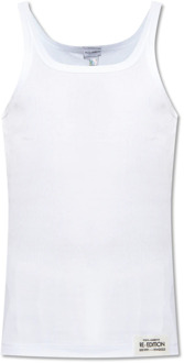Dolce & Gabbana ‘Re-Edition S/S 1991’ collectie mouwloos T-shirt Dolce & Gabbana , White , Heren - 2Xl,Xl,L,M,S