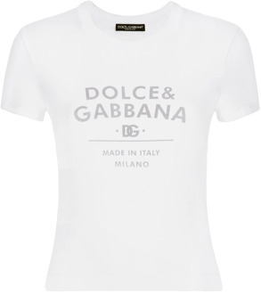 Dolce & Gabbana Retro T-shirt Dolce & Gabbana , White , Dames - S,Xs