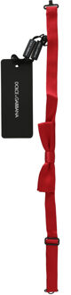 Dolce & Gabbana Rode 100% Zijden Slim Verstelbare Hals Papillon Strik Mannen Stropdas Rood - One Size