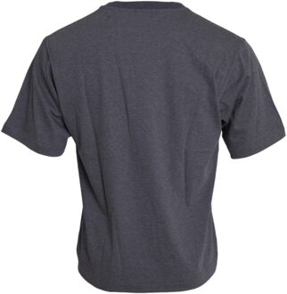 Dolce & Gabbana Ronde Hals T-shirt Klassieke Pasvorm - maat EU 52 Grijs