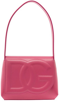 Dolce & Gabbana Roze DG Logo Tassen Dolce & Gabbana , Pink , Dames - ONE Size
