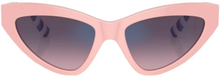 Dolce & Gabbana Roze Gradient Lens Cat-Eye Zonnebril Dolce & Gabbana , Pink , Dames - 55 MM