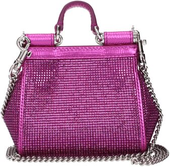 Dolce & Gabbana Roze Satijnen Handtas - One Size