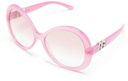Dolce & Gabbana Roze Sungles met Originele Hoes Dolce & Gabbana , Pink , Dames - 60 MM