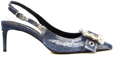 Dolce & Gabbana Sandals Dolce & Gabbana , Blue , Dames - 36 Eu,35 1/2 Eu,36 1/2 EU