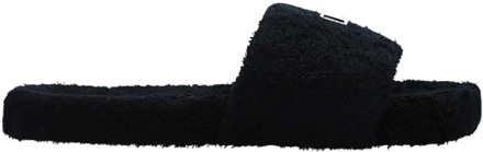 Dolce & Gabbana Schuivers met zwarte slides Dolce & Gabbana , Black , Heren - 40 Eu,41 EU