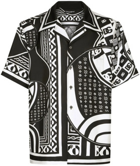 Dolce & Gabbana Shirt met korte mouwen Dolce & Gabbana , Black , Heren - L