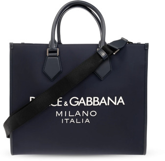 Dolce & Gabbana Shopper tas Dolce & Gabbana , Blue , Heren - ONE Size