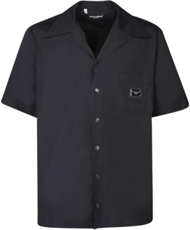 Dolce & Gabbana Short Sleeve Shirts Dolce & Gabbana , Black , Heren - M,S