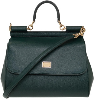 Dolce & Gabbana Sicily Medium shoulder bag Dolce & Gabbana , Green , Dames - ONE Size