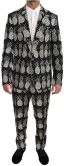 Dolce & Gabbana Single Breasted Suits Dolce & Gabbana , Black , Heren - 2XL