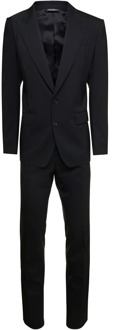 Dolce & Gabbana Single Breasted Suits Dolce & Gabbana , Black , Heren