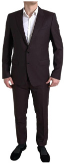 Dolce & Gabbana Single Breasted Suits Dolce & Gabbana , Brown , Heren - XL