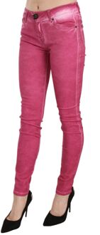 Dolce Gabbana Skinny Jeans Roze Fuchsia - 28 (Taille)