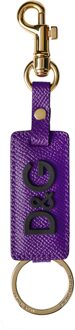 Dolce & Gabbana sleutelhouder Paars - One Size