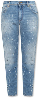 Dolce & Gabbana Slim-fit Jeans Dolce & Gabbana , Blue , Heren - M