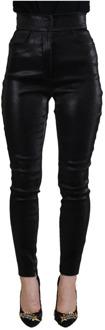 Dolce & Gabbana Slim-fit Trousers Dolce & Gabbana , Black , Dames - 3XS