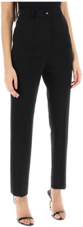 Dolce & Gabbana Slim-fit Trousers Dolce & Gabbana , Black , Dames - L,S,Xs,2Xs