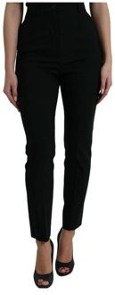 Dolce & Gabbana Slim-fit Trousers Dolce & Gabbana , Black , Dames - XS