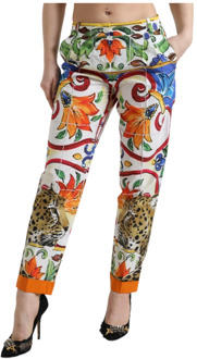 Dolce & Gabbana Slim-fit Trousers Dolce & Gabbana , Multicolor , Dames - 3Xs,2Xs