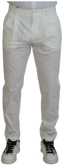 Dolce & Gabbana Slim-fit Trousers Dolce & Gabbana , White , Heren - 2Xl,3Xl