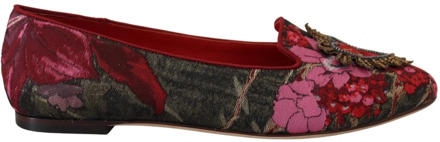 Dolce & Gabbana Slip On Schoenen met Heilig Hart Dolce & Gabbana , Multicolor , Dames - 37 EU