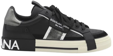 Dolce & Gabbana Sneakers Dolce & Gabbana , Black , Heren - 41 1/2 Eu,40 Eu,39 1/2 EU