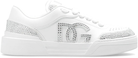 Dolce & Gabbana Sneakers met logo Dolce & Gabbana , White , Dames - 35 Eu,36 Eu,39 Eu,39 1/2 Eu,41 Eu,36 1/2 Eu,37 Eu,38 1/2 EU