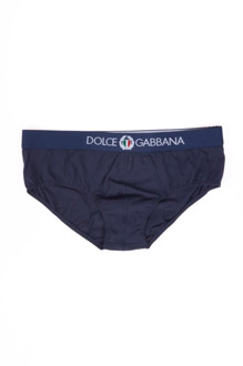 Dolce & Gabbana Sport Crest Slip Ondergoed Dolce & Gabbana , Blue , Heren