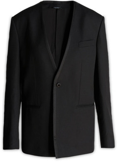Dolce & Gabbana Sportjas, Hoogwaardig Blazer Vest voor Heren Dolce & Gabbana , Black , Heren - L