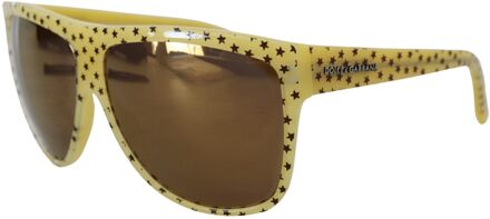 Dolce & Gabbana Sterrenprint Designer Zonnebril Geel