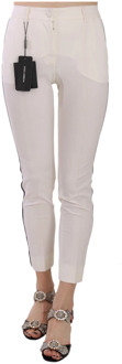 Dolce & Gabbana Stijlvolle en comfortabele skinny jeans voor vrouwen Dolce & Gabbana , White , Dames - 3XS