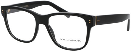 Dolce & Gabbana Stijlvolle Optische Bril 0Dg3305 Dolce & Gabbana , Black , Heren - 54 MM