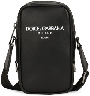 Dolce & Gabbana Stijlvolle Tassen Dolce & Gabbana , Black , Heren - ONE Size