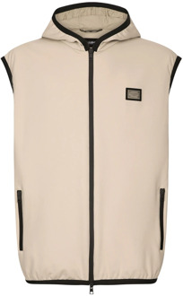 Dolce & Gabbana Stijlvolle Vest voor Heren Dolce & Gabbana , Beige , Heren - M,S