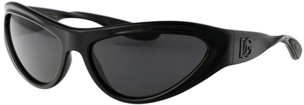 Dolce & Gabbana Stijlvolle zonnebril 0Dg6190 Dolce & Gabbana , Black , Unisex - 60 MM