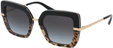 Dolce & Gabbana Stijlvolle zonnebril met model 0Dg4373 Dolce & Gabbana , Black , Dames - 52 MM