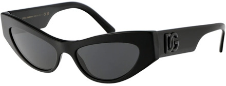 Dolce & Gabbana Stijlvolle zonnebril met model 0Dg4450 Dolce & Gabbana , Black , Dames - 52 MM
