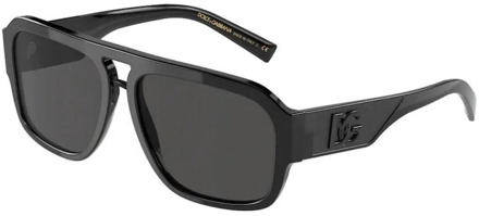 Dolce & Gabbana Stijlvolle zonnebril voor heren Dolce & Gabbana , Black , Heren - 58 MM
