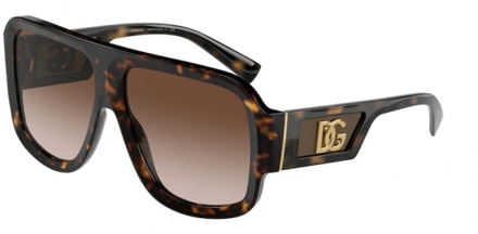 Dolce & Gabbana Stijlvolle zonnebril voor heren Dolce & Gabbana , Brown , Heren - 58 MM