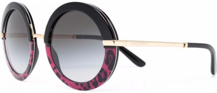 Dolce & Gabbana Stijlvolle zonnebril voor oogbescherming Dolce & Gabbana , Black , Dames - ONE Size