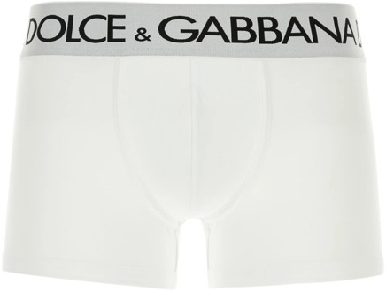 Dolce & Gabbana Stretch katoenen boxershort set Dolce & Gabbana , White , Heren - Xl,M,S