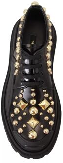 Dolce & Gabbana Studded Oxfords Zwart